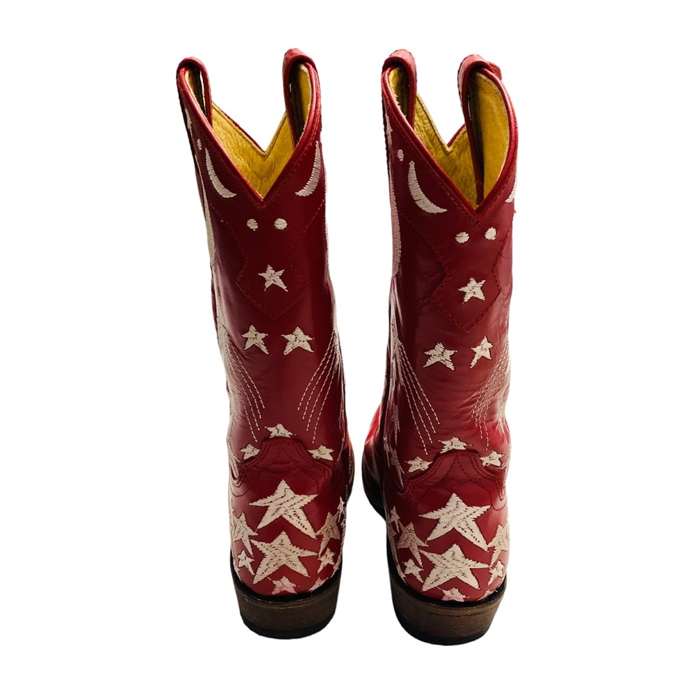 Mini Miron Crosby, 2 Youth, leather western cowboy cowgirl boots - Picture 6 of 7